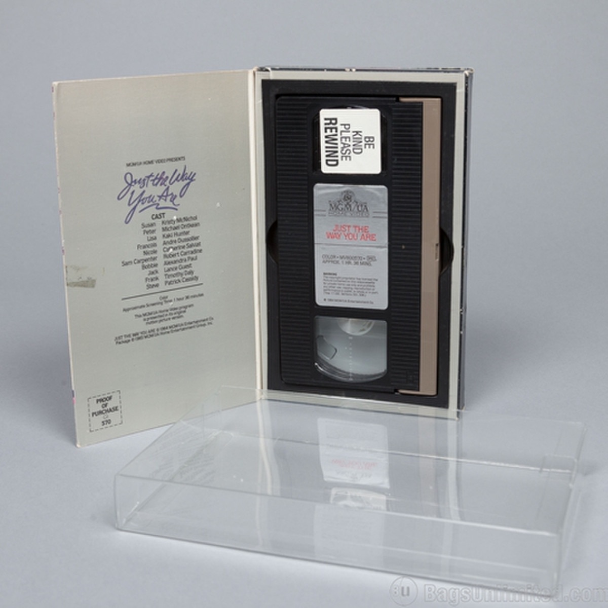 VHS Case Book Box Protector-Crystal